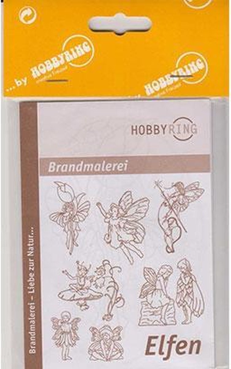 Hobbyring | A3-vel met sjablonen | Elfen